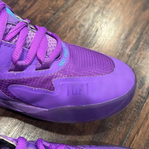 PUMA M.E.L.O Purple size 9.5 EUC no box Puma MB.01 LaMelo Ball Queen City main image 8